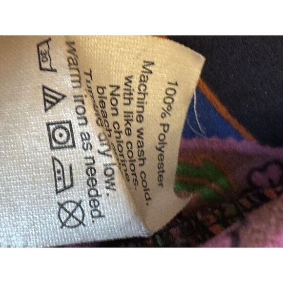 J. Crew Navy Colorful Damask Mirror Image Peplum Hem Top Tank Blouse Sz 12 EUC - Picture 13 of 16